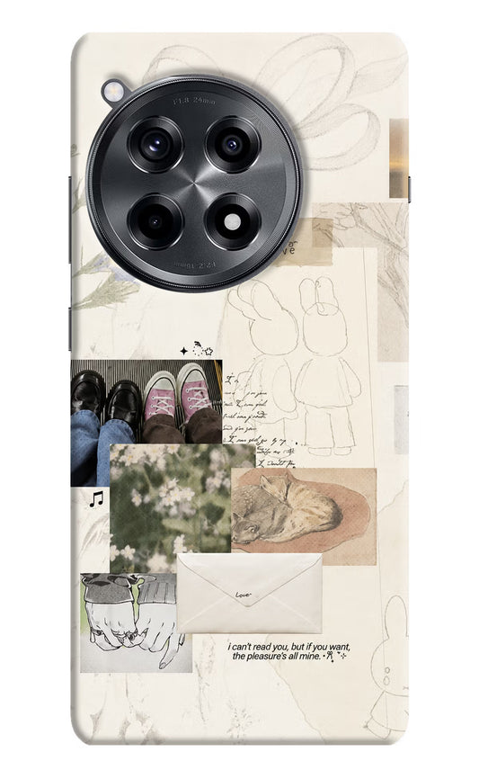Soft Aesthetic OnePlus 12R Hard Case Back Cover by Casekaro