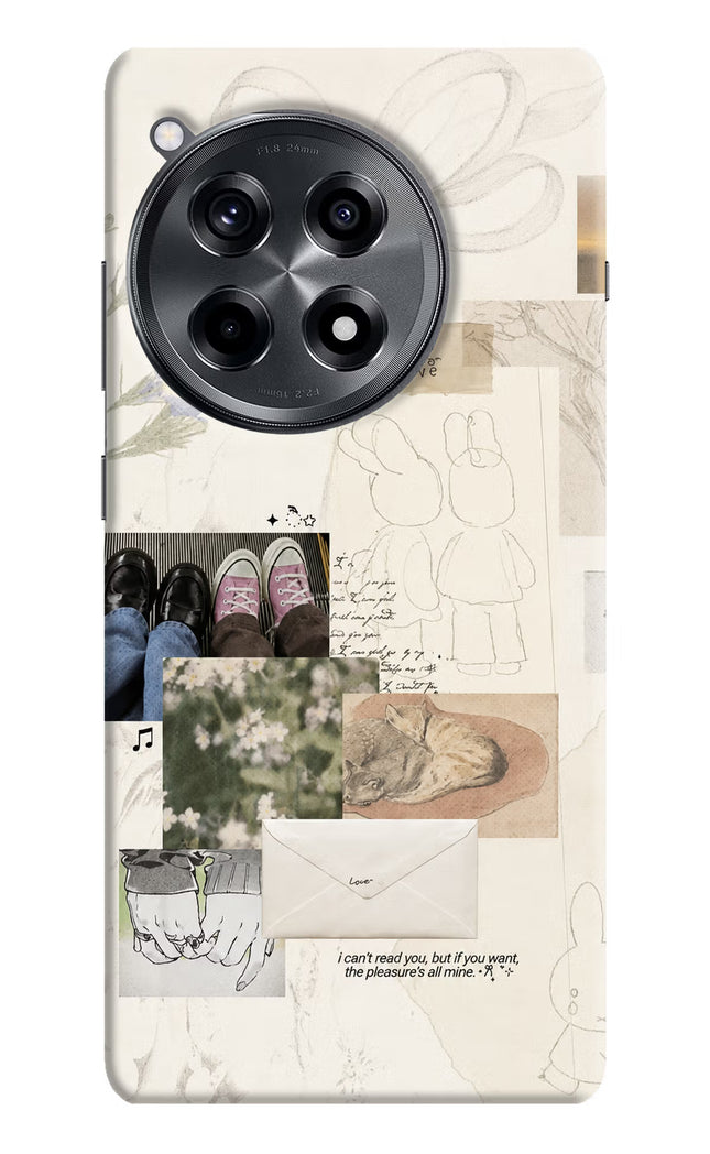 Soft Aesthetic OnePlus 12R Hard Case Back Cover by Casekaro
