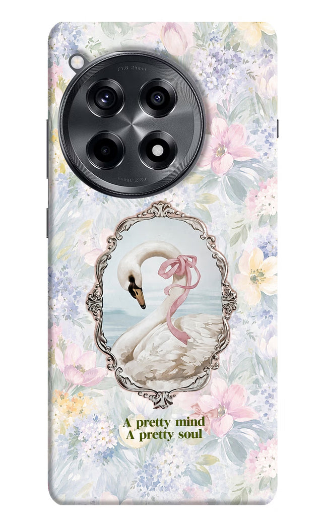 Pretty Mind Pretty Soul OnePlus 12R Hard Case Back Cover by Casekaro