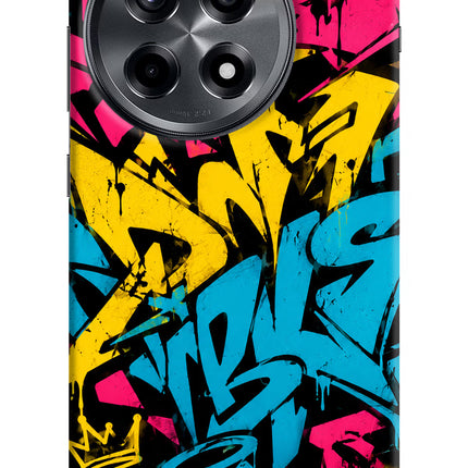 Graffiti Vibe OnePlus 12R Hard Case Back Cover by Casekaro