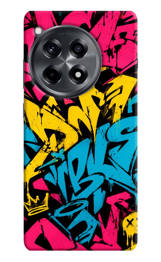 Graffiti Vibe OnePlus 12R Hard Case Back Cover by Casekaro