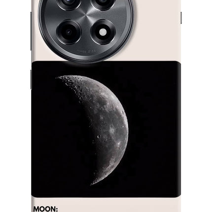 Moon Phase OnePlus 12R Hard Case Back Cover by Casekaro