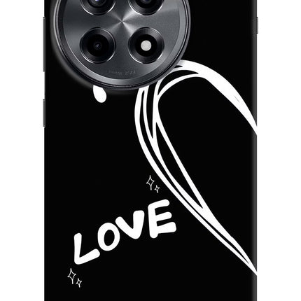 Love Line OnePlus 12R Hard Case Back Cover by Casekaro