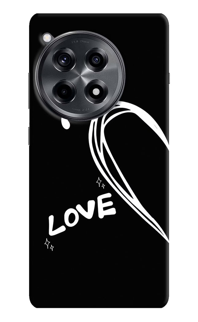 Love Line OnePlus 12R Hard Case Back Cover by Casekaro