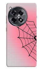 Pink Web OnePlus 12R Hard Case Back Cover by Casekaro