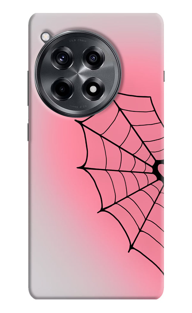 Pink Web OnePlus 12R Hard Case Back Cover by Casekaro