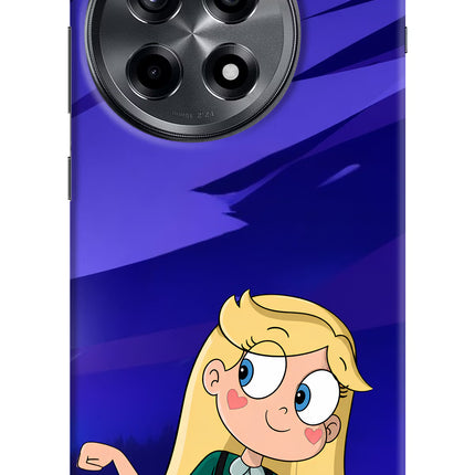 Star Glow OnePlus 12R Hard Case Back Cover by Casekaro