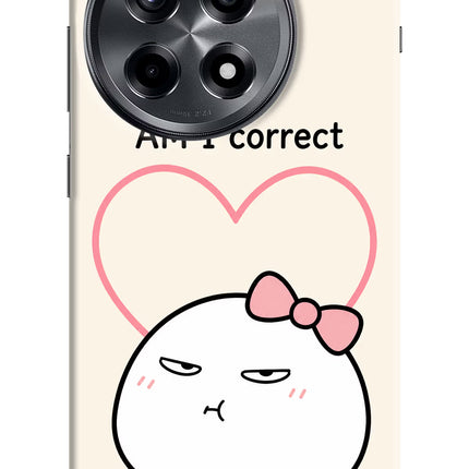 Always Right OnePlus 12R Hard Case Back Cover by Casekaro