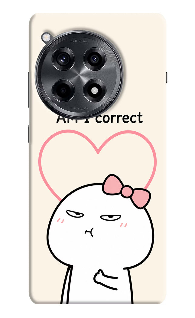 Always Right OnePlus 12R Hard Case Back Cover by Casekaro