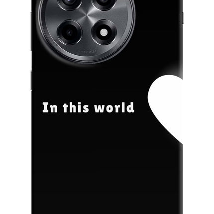 This World OnePlus 12R Hard Case Back Cover by Casekaro