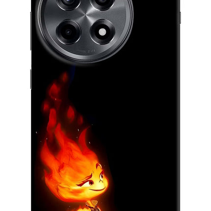 Ember Flame OnePlus 12R Hard Case Back Cover by Casekaro