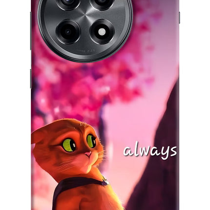 Always Cat OnePlus 12R Hard Case Back Cover by Casekaro