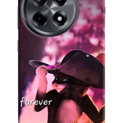 Forever Cat OnePlus 12R Hard Case Back Cover by Casekaro