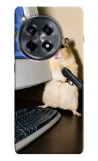 Hacker Hamster OnePlus 12R Hard Case Back Cover by Casekaro