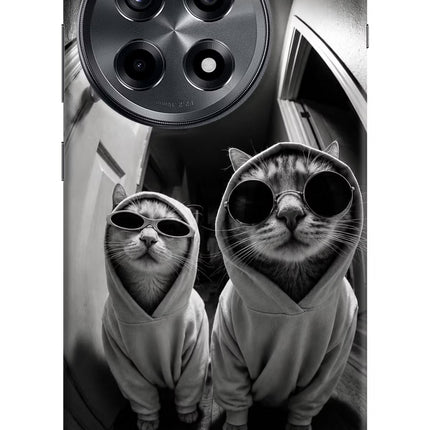 Hood Cats OnePlus 12R Hard Case Back Cover by Casekaro