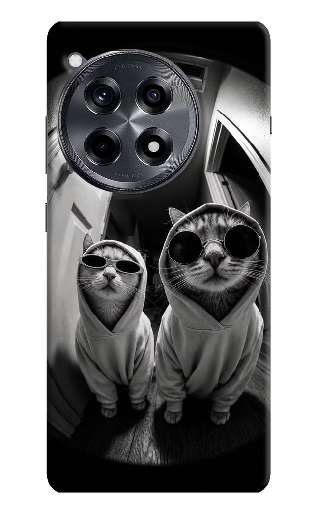 Hood Cats OnePlus 12R Hard Case Back Cover by Casekaro