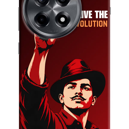 Bhagat Singh Revolution OnePlus 12R Hard Case Back Cover by Casekaro