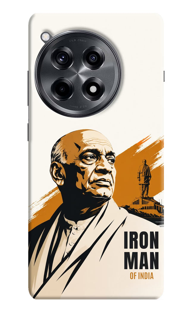 Sardar Patel Iron Will OnePlus 12R Hard Case Back Cover by Casekaro