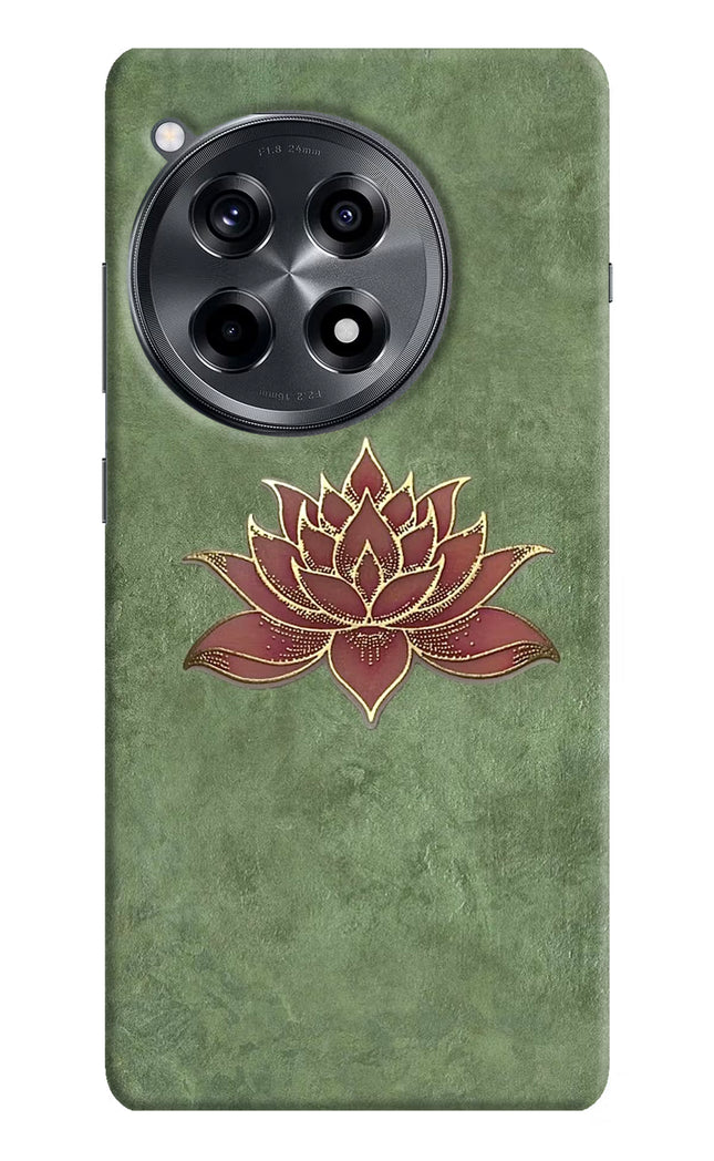 Lotus Grace OnePlus 12R Hard Case Back Cover by Casekaro