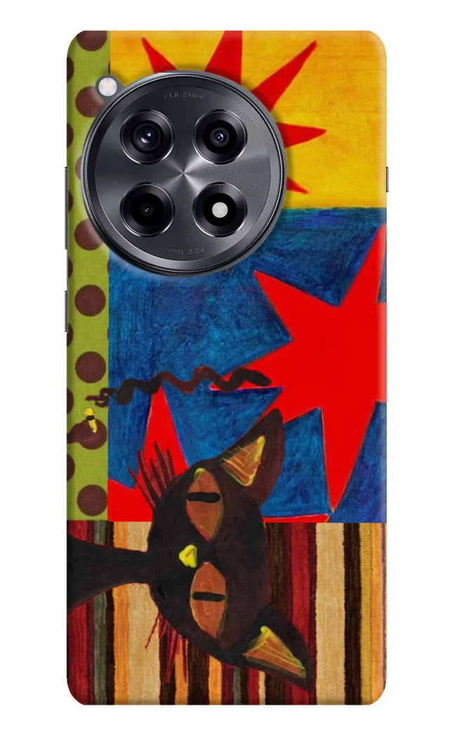 Pop Cat OnePlus 12R Hard Case Back Cover by Casekaro