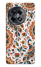 White Mayura OnePlus 12R Hard Case Back Cover by Casekaro