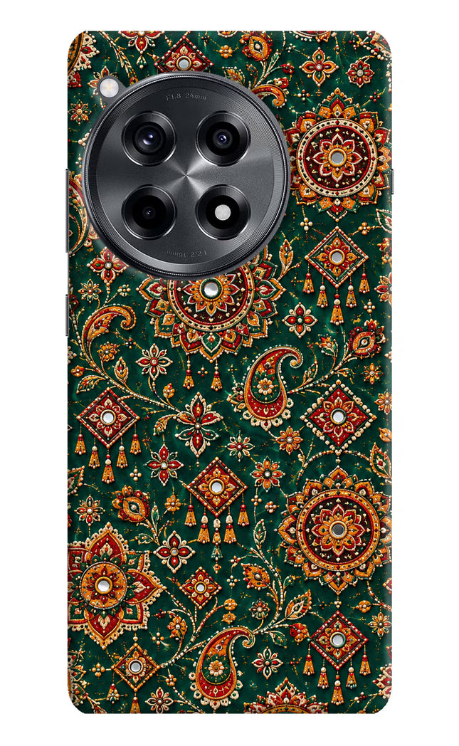 Green Pataka OnePlus 12R Hard Case Back Cover by Casekaro