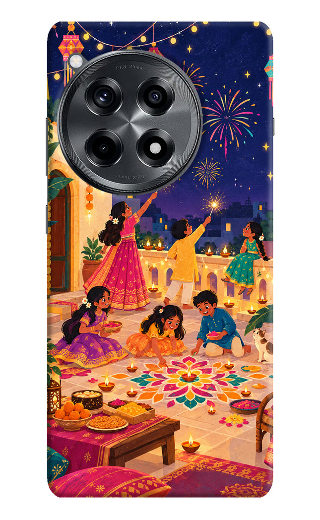 Diwali Night OnePlus 12R Back Cover
