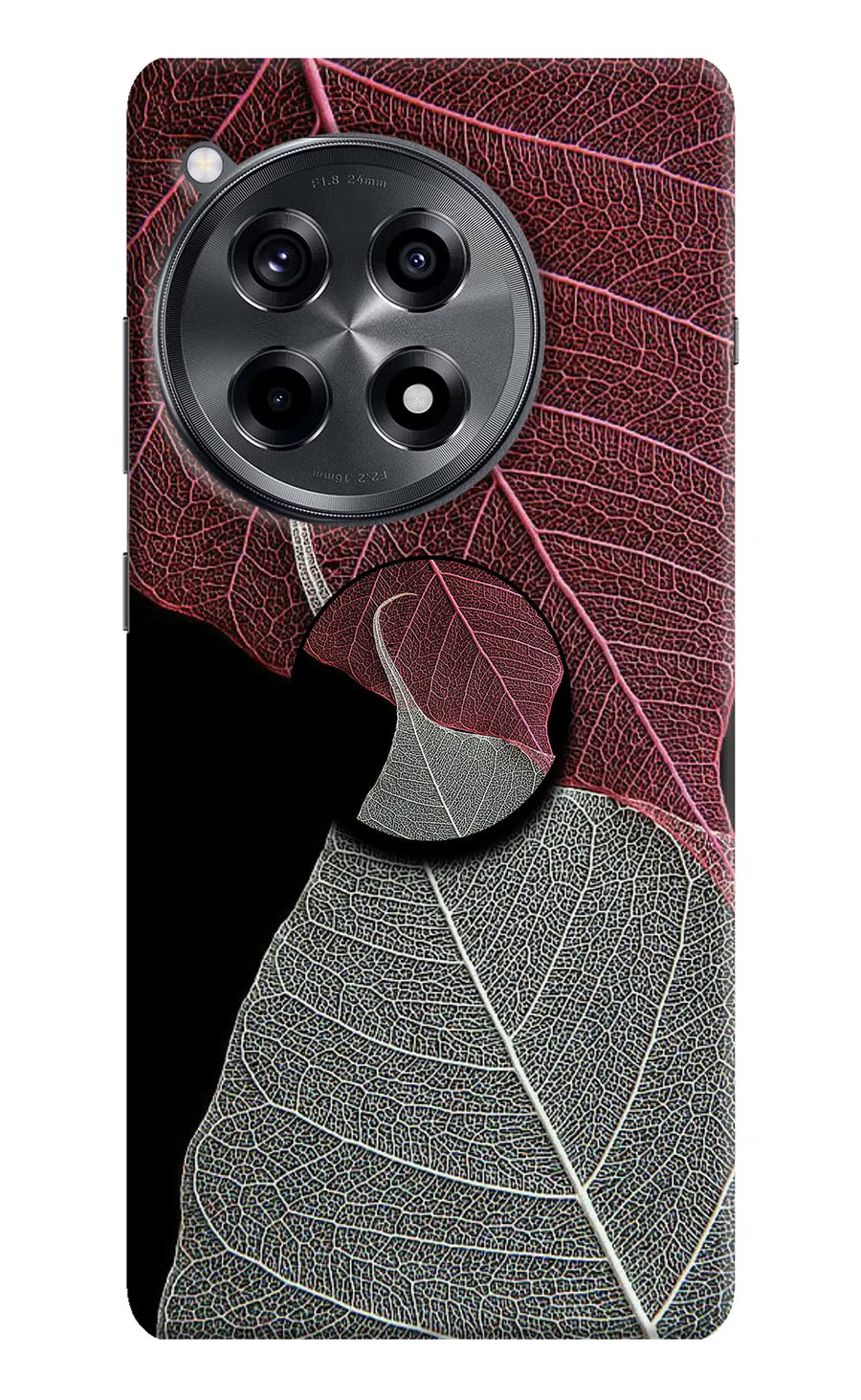 Leaf Pattern OnePlus 12R Pop Case, Hard case