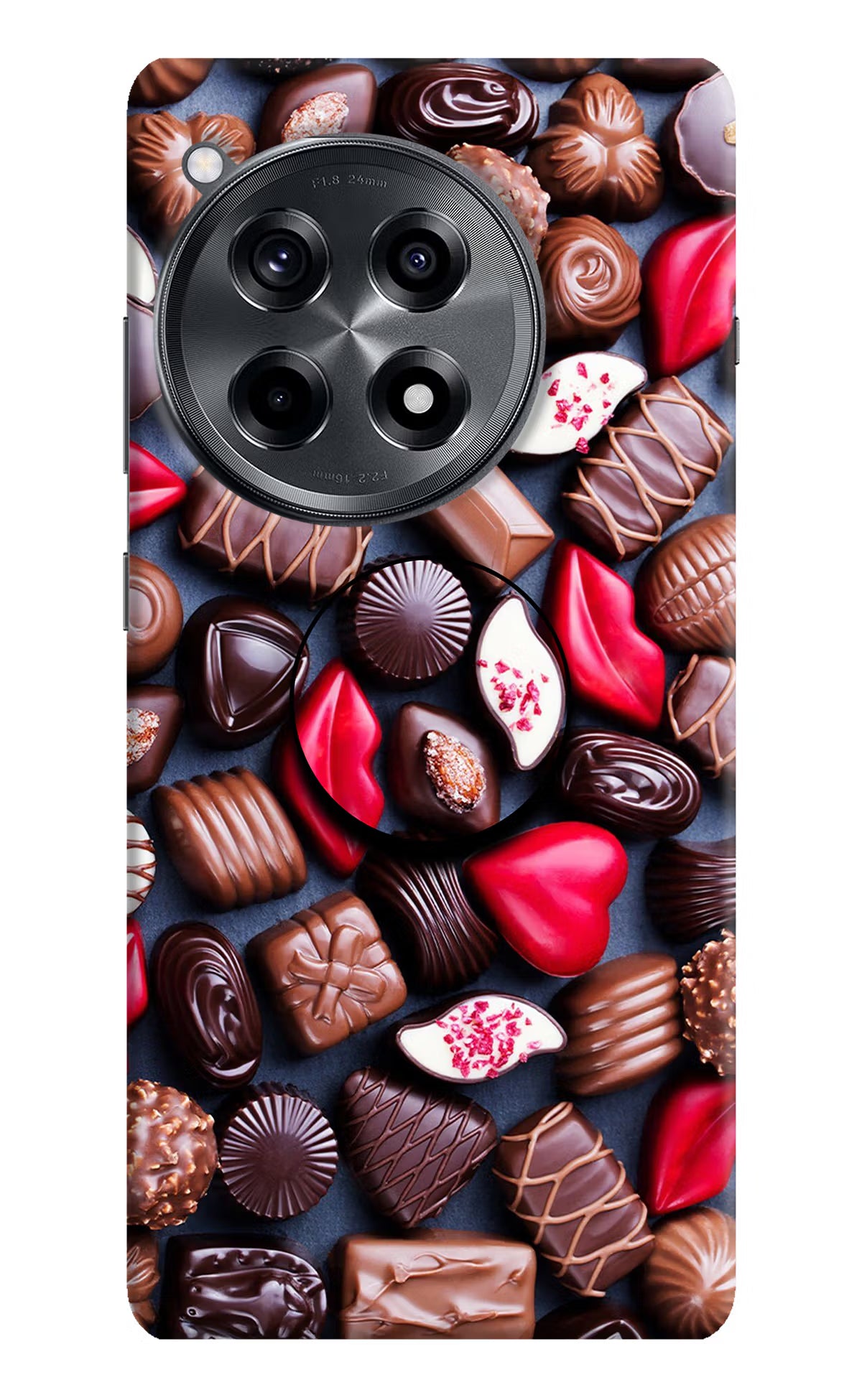 Chocolates OnePlus 12R Pop Case by Casekaro