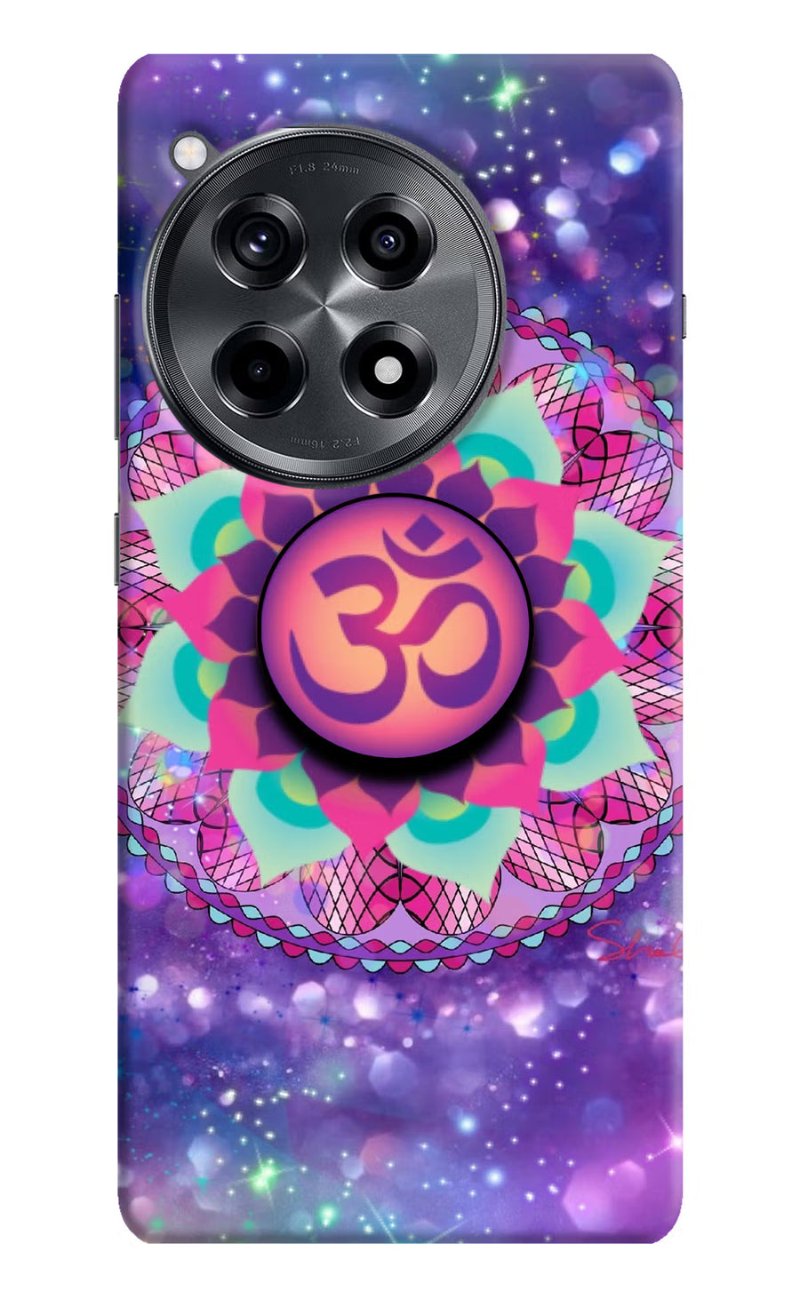 Om Purple OnePlus 12R Pop Case, Hard case