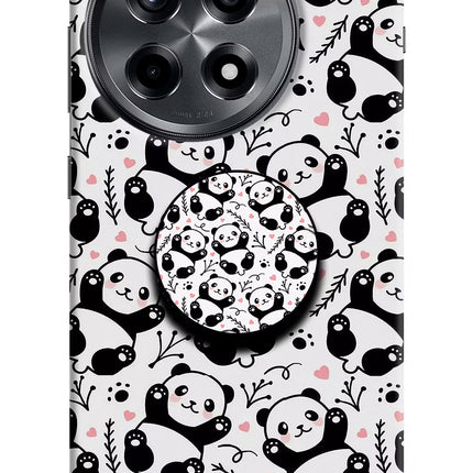 Cute Panda OnePlus 12R Pop Case by Casekaro