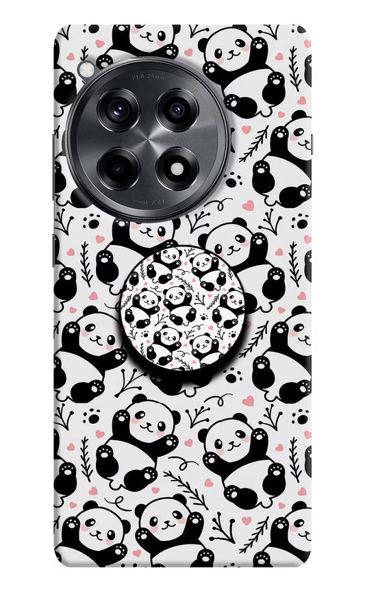 Cute Panda OnePlus 12R Pop Case by Casekaro