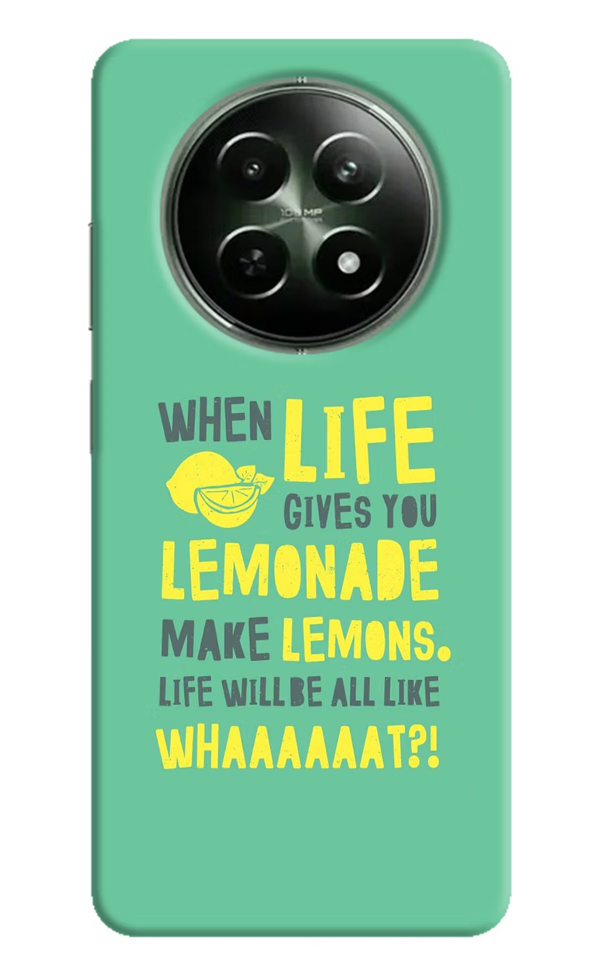 Quote Realme 12 5G Hard Case Back Cover by Casekaro