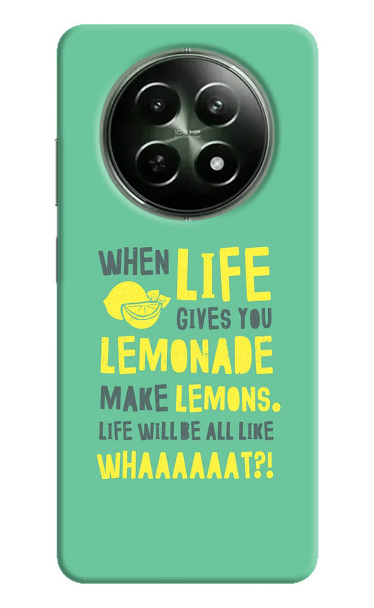 Quote Realme 12 5G Hard Case Back Cover by Casekaro