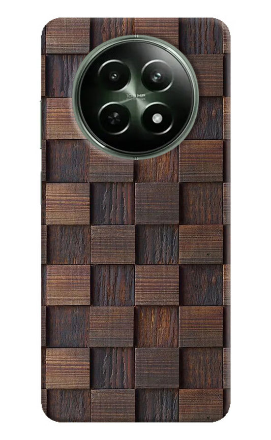 Wooden Cube Design Realme 12 5G Hard Case Back Cover by Casekaro