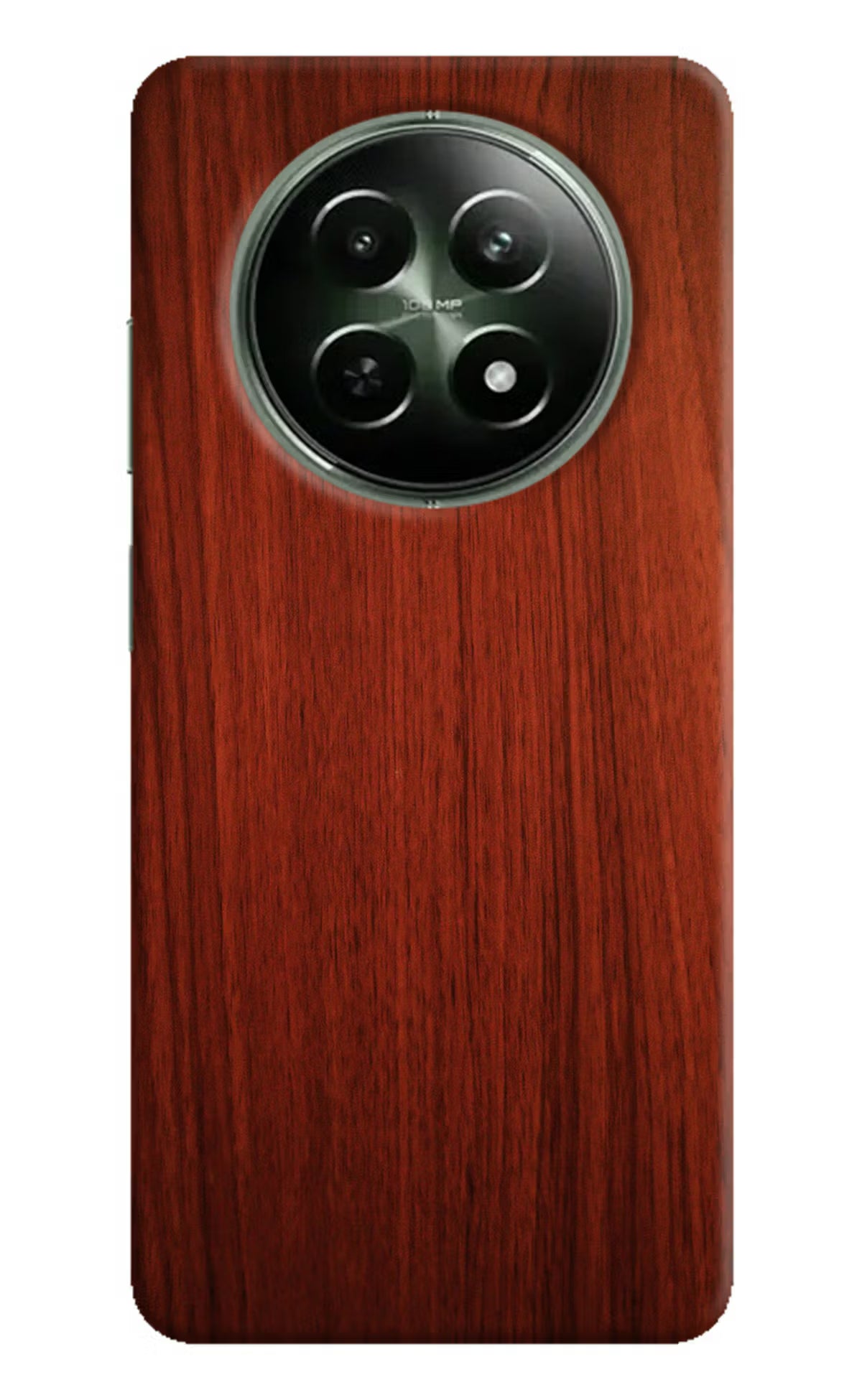 Wooden Plain Pattern Realme 12 5G Hard Case Back Cover by Casekaro