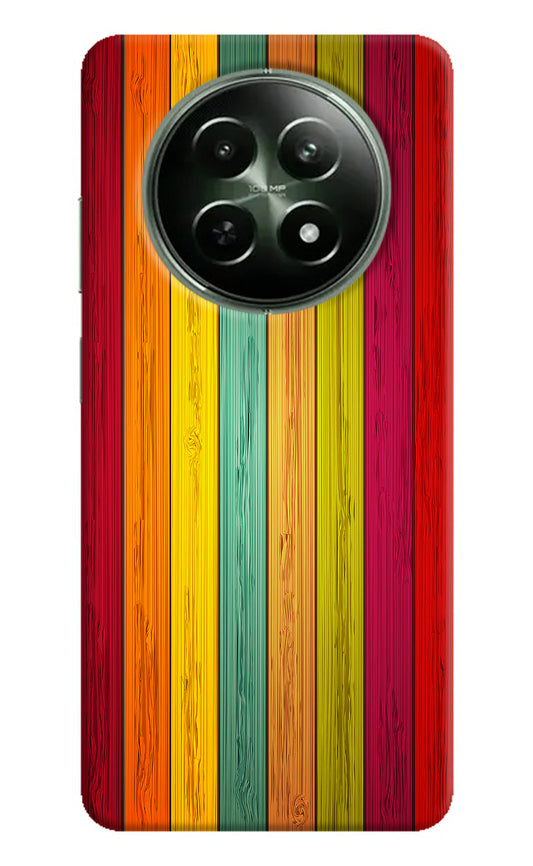 Multicolor Wooden Realme 12 5G Back Cover