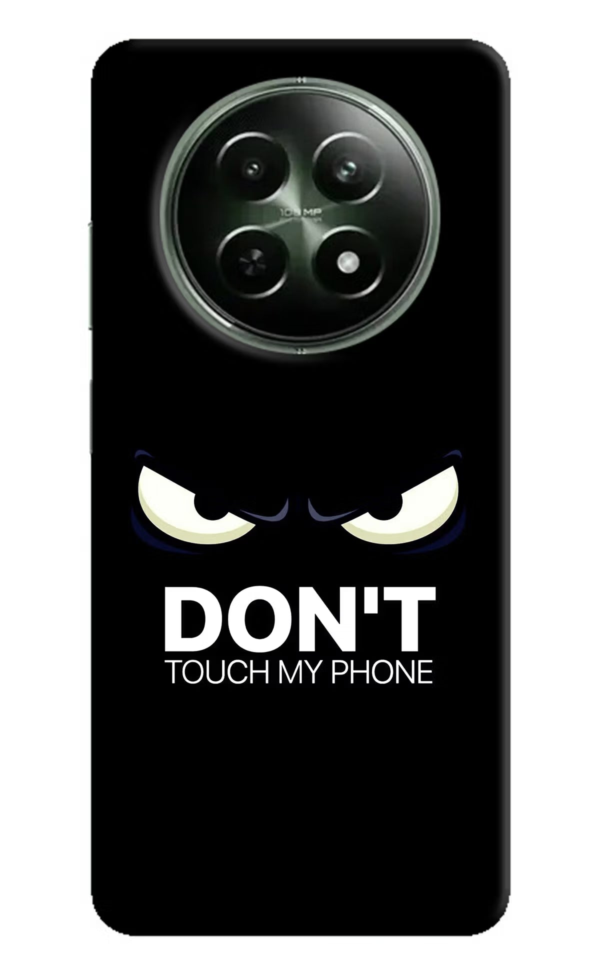Don'T Touch My Phone Realme 12 5G Hard Case Back Cover by Casekaro