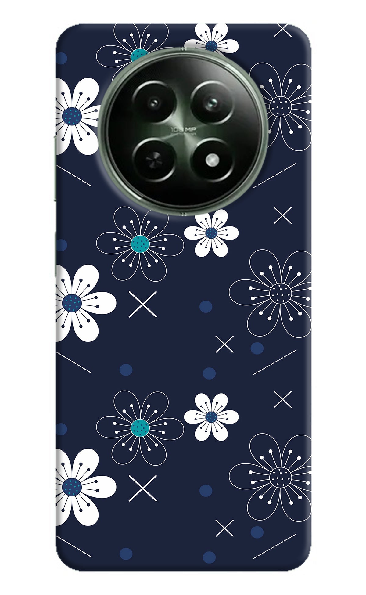 Flowers Realme 12 5G Back Cover