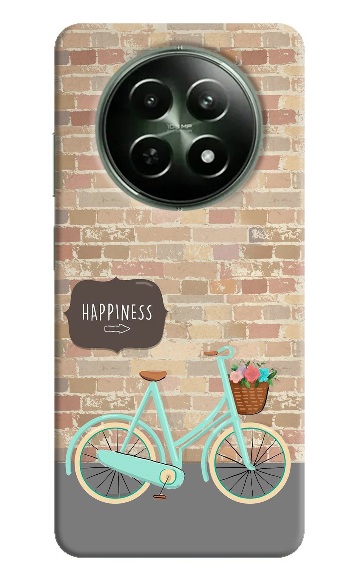 Happiness Artwork Realme 12 5G Back Cover