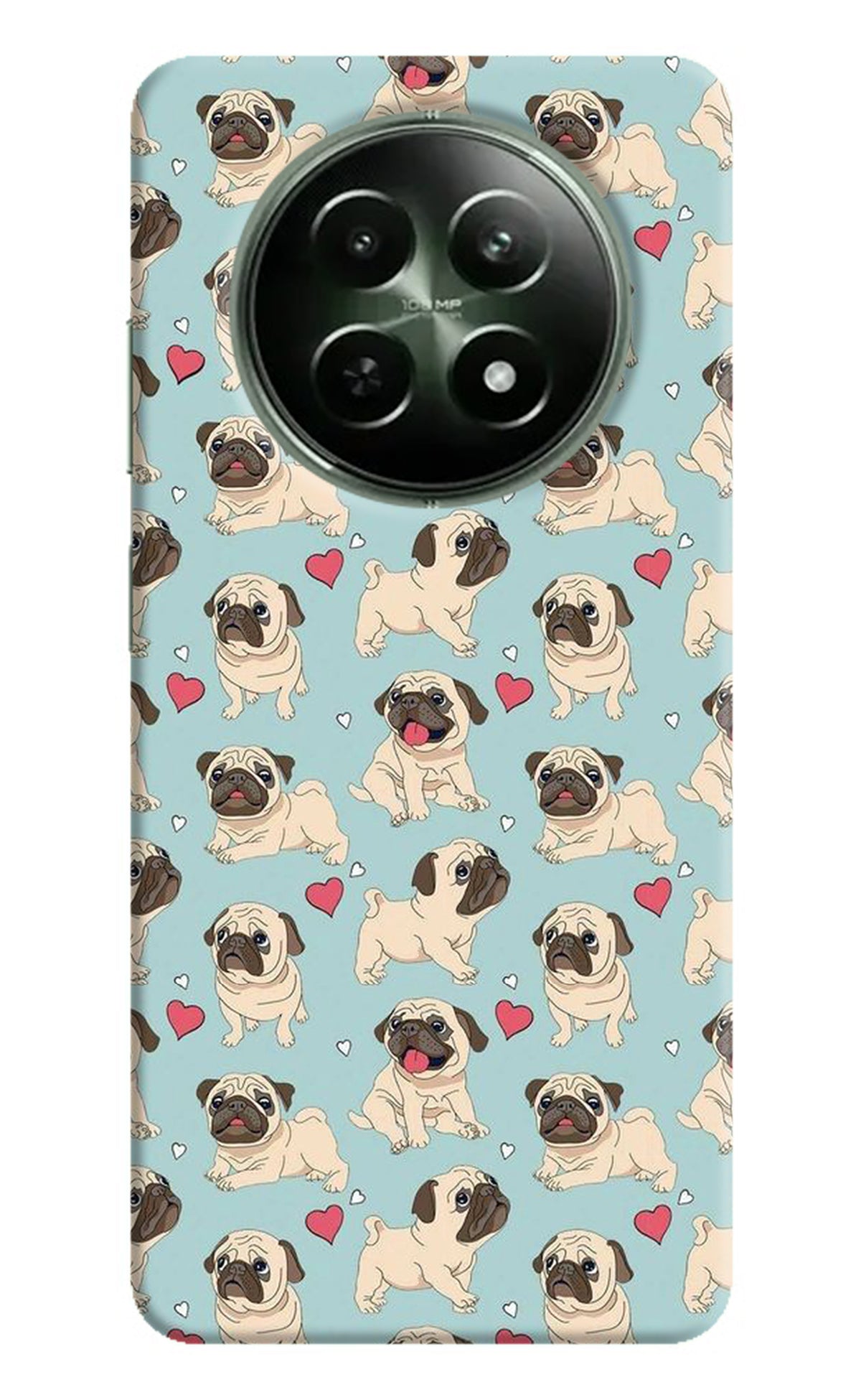 Pug Dog Realme 12 5G Back Cover