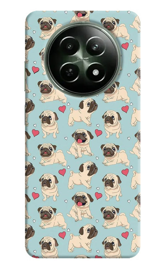 Pug Dog Realme 12 5G Hard Case Back Cover by Casekaro