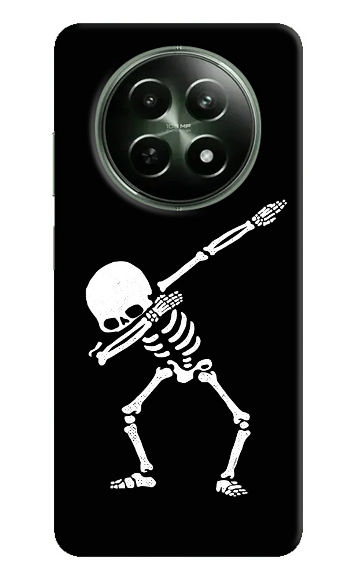 Dabbing Skeleton Art Realme 12 5G Back Cover