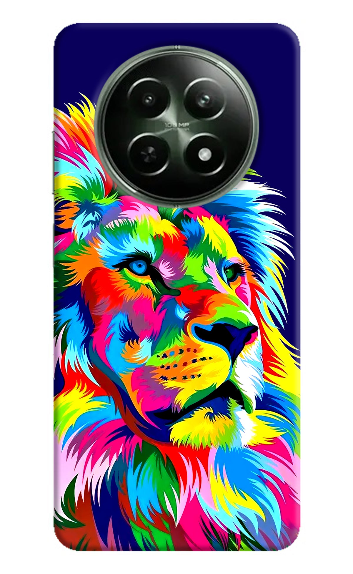 Vector Art Lion Realme 12 5G Back Cover