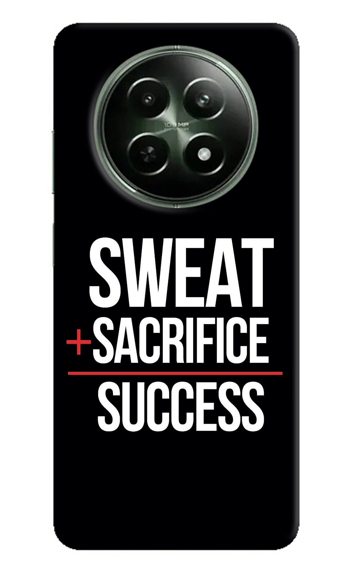 Sweat Sacrifice Success Realme 12 5G Back Cover