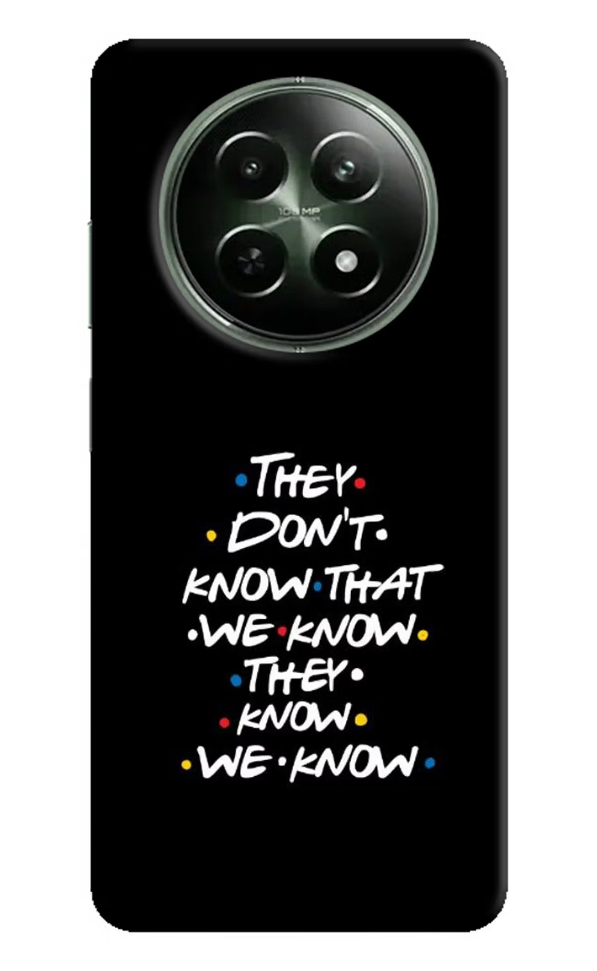 FRIENDS Dialogue Realme 12 5G Hard Case Back Cover by Casekaro
