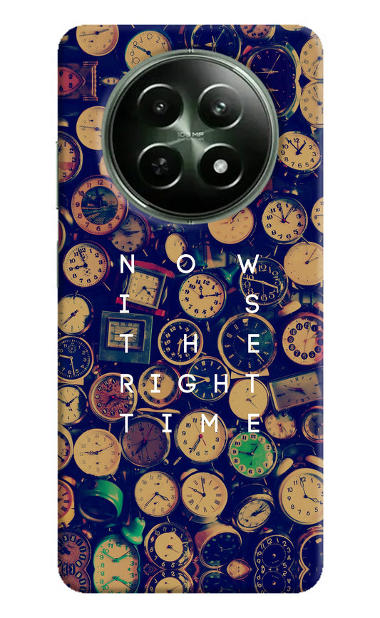 Now is the Right Time Quote Realme 12 5G Back Cover