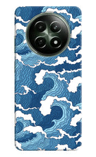Blue Waves Realme 12 5G Hard Case Back Cover by Casekaro