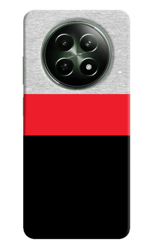 Tri Color Pattern Realme 12 5G Hard Case Back Cover by Casekaro