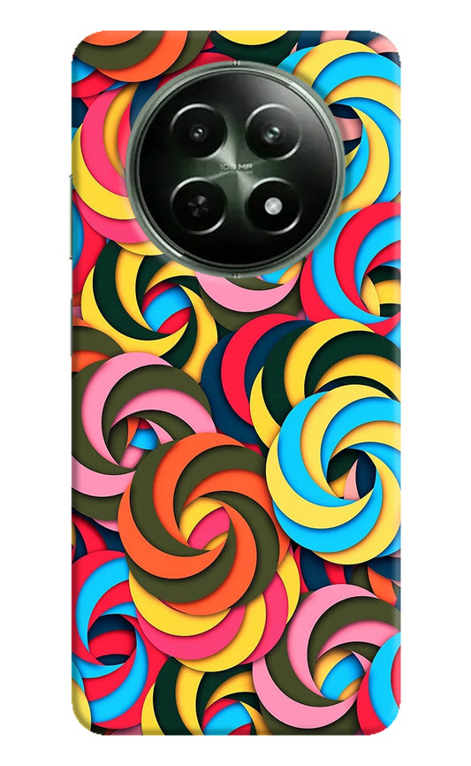 Spiral Pattern Realme 12 5G Back Cover